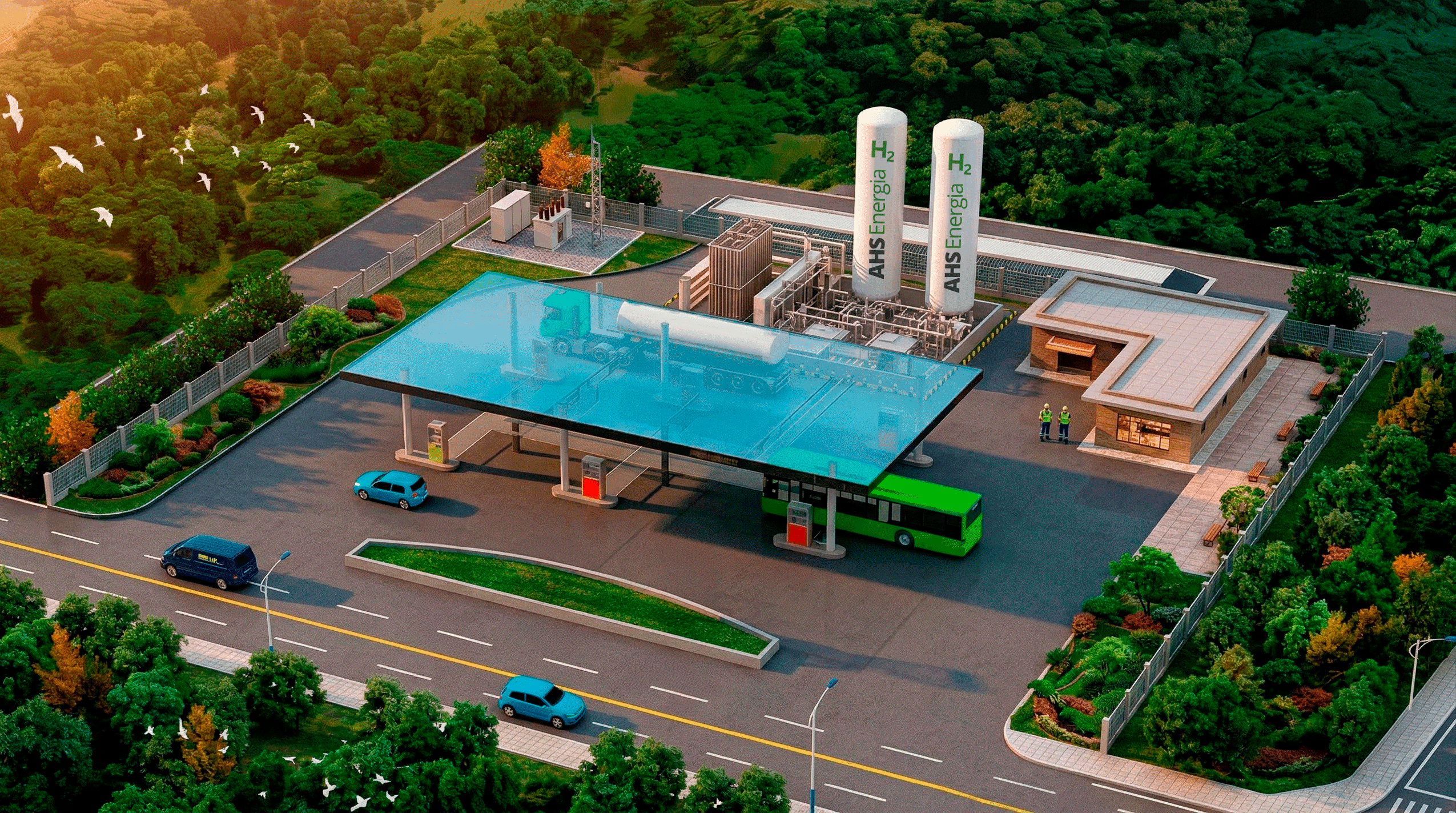 Eletroposto do Futuro AHS Energia